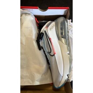 Nike Air‎ Max 2090 Pure Platinum Mens Sneaker White Black Nylon CT7698-100